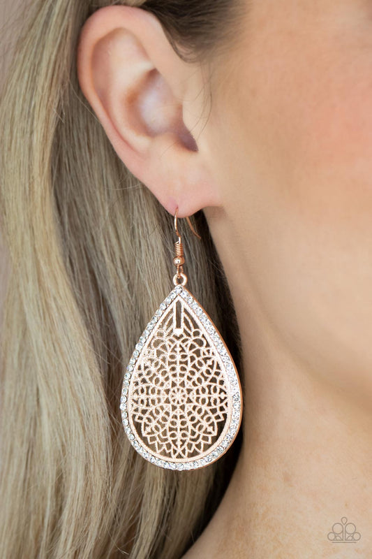Fleur de Fantasy Rose Gold -Earrings