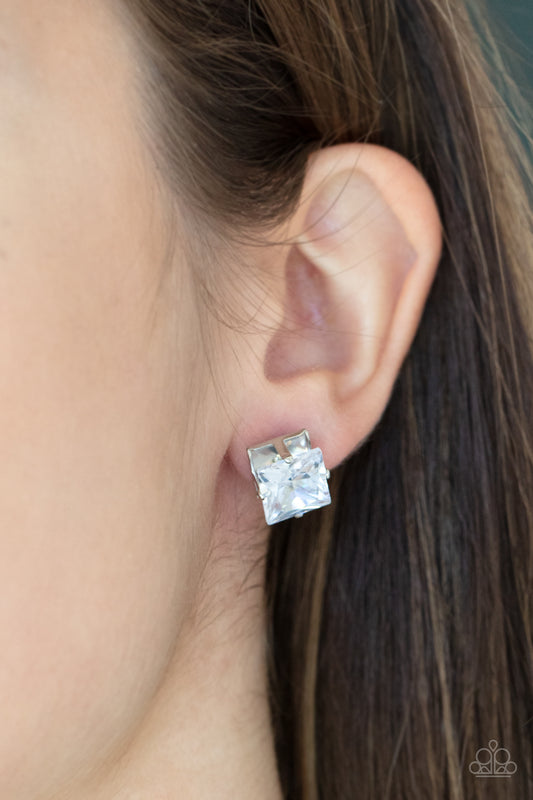 Times Square Timeless white - Earrings