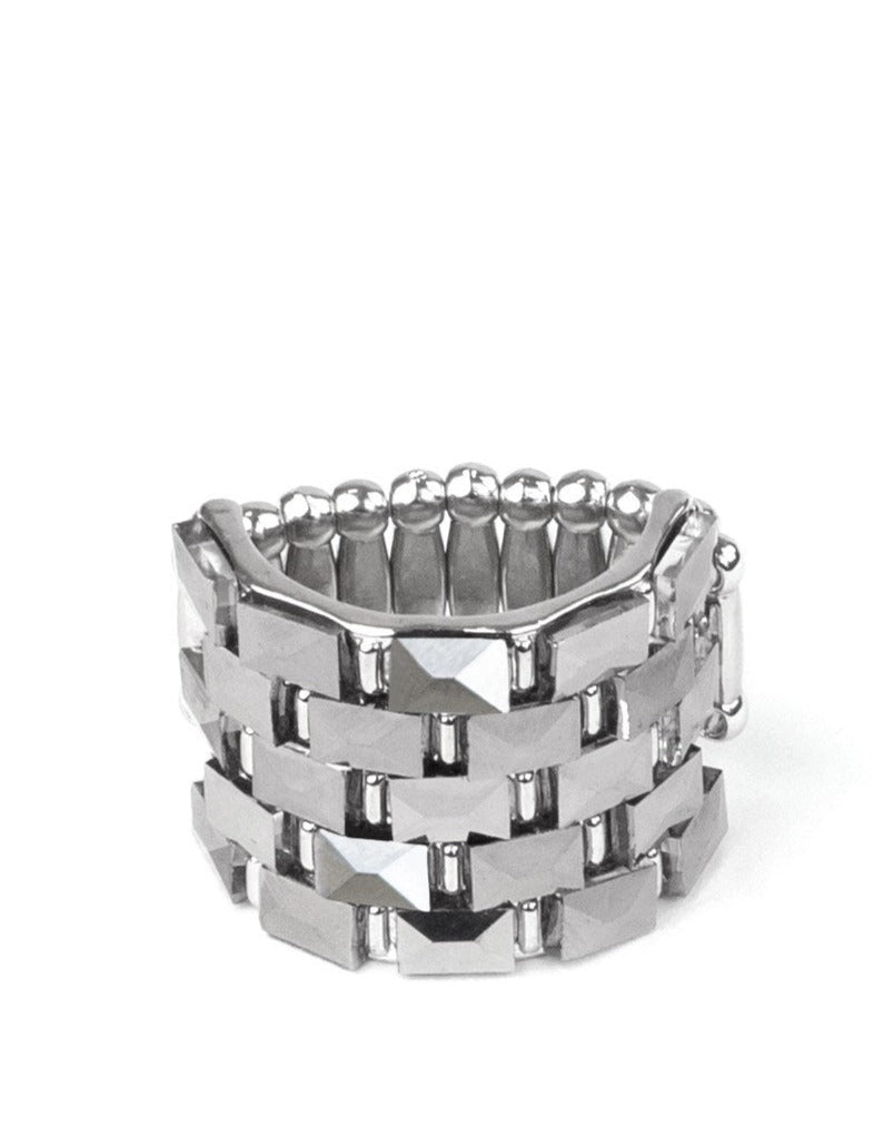 Checkered Couture silver - Rings
