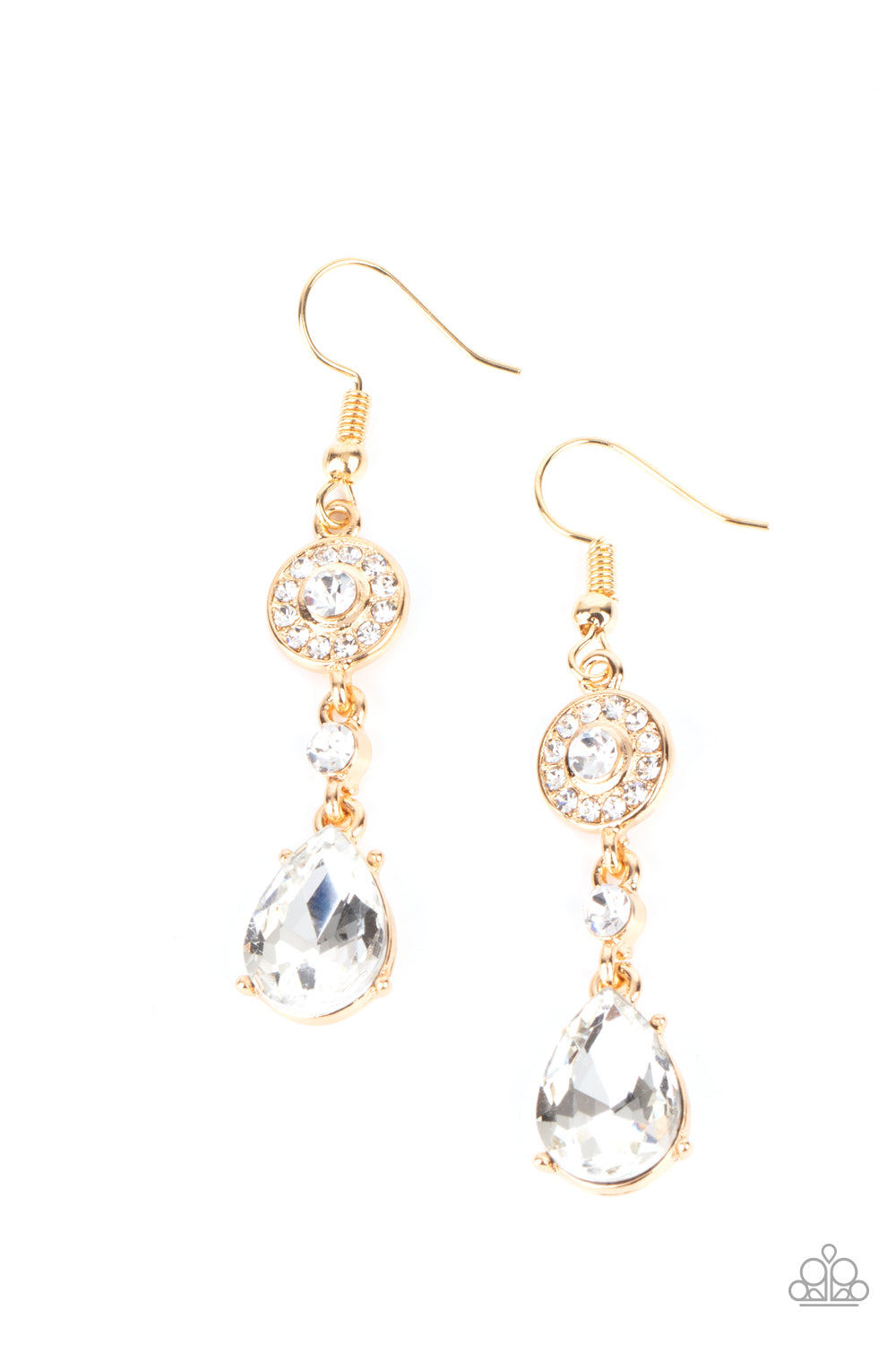 Graceful Glimmer Gold - Earrings
