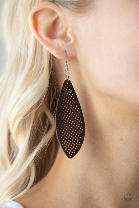 Surf Scene Brown - Earrings
