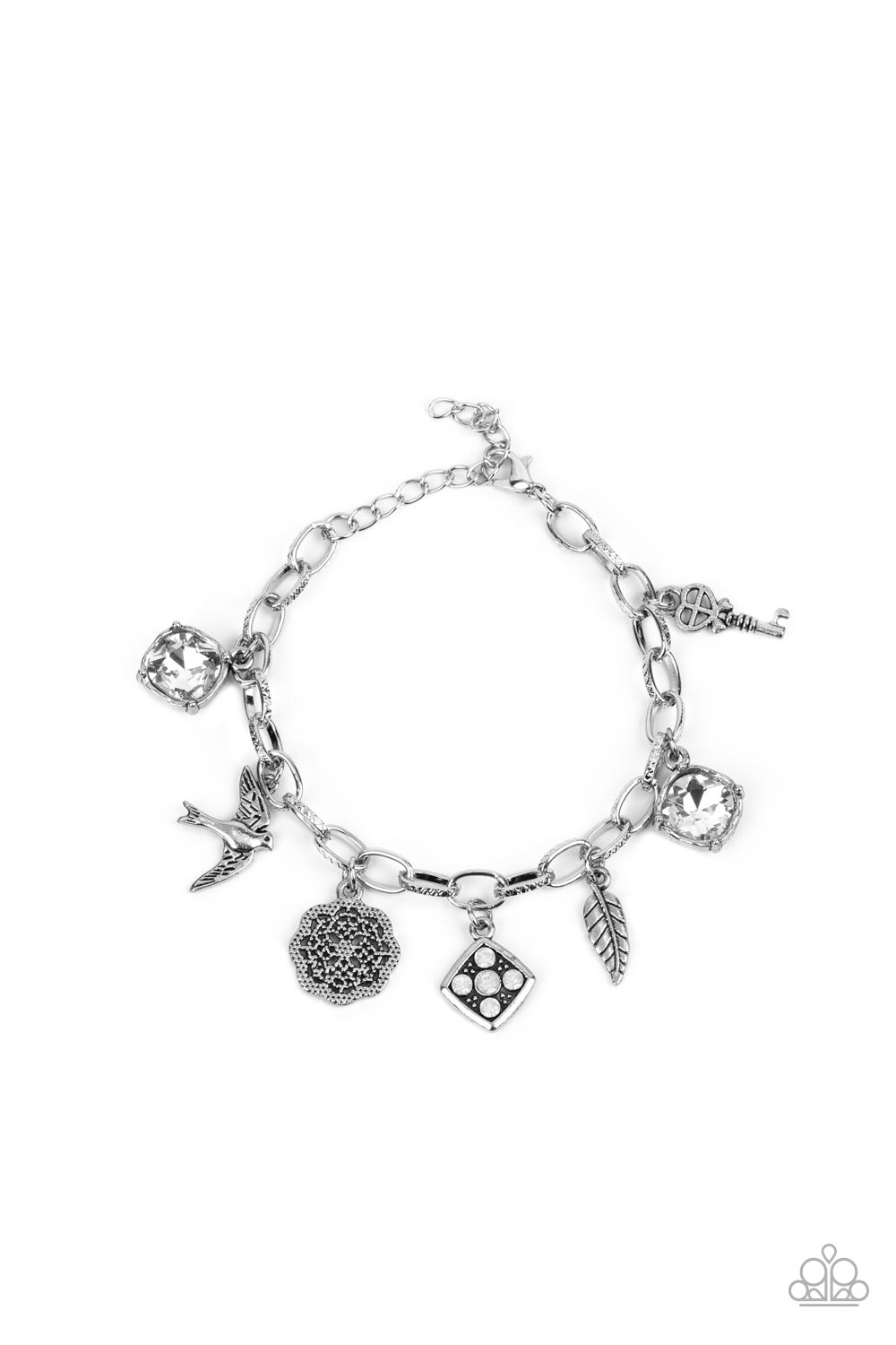 Fancifully Flighty White - Bracelets