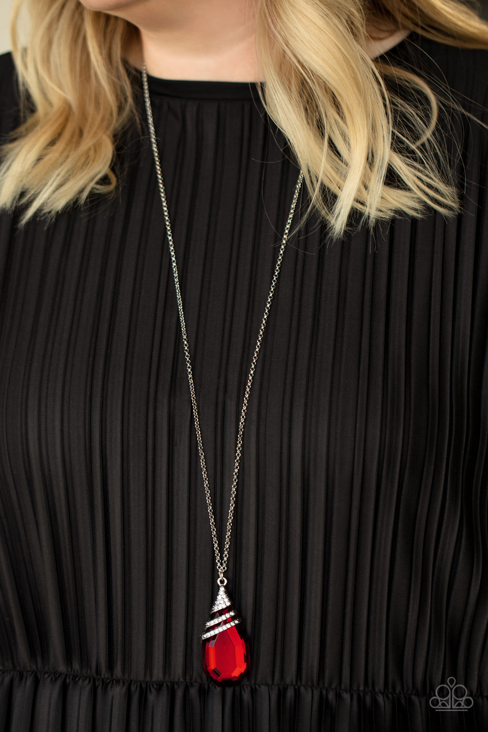 Demandingly Diva Red  - Necklaces