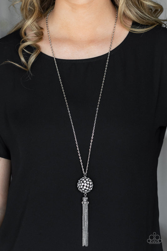 Rhinestone Revolution White - Necklaces