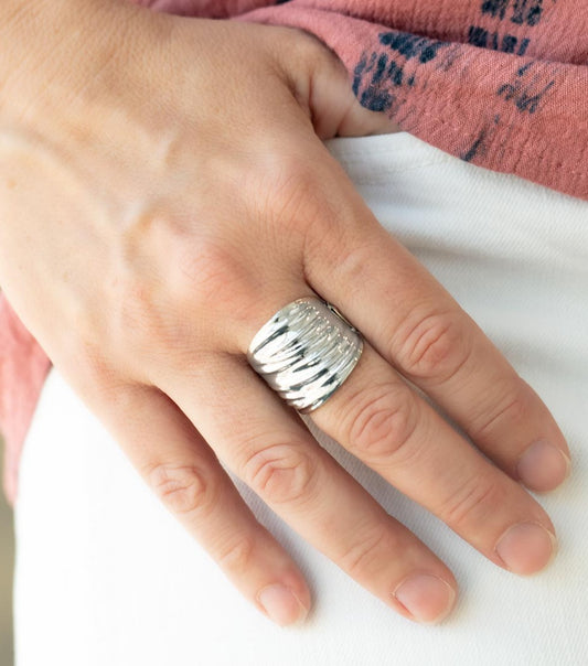 Easily Swayed Silver - Rings