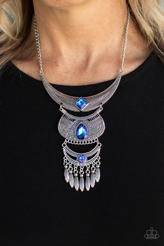 Lunar Enchantment Blue  - Necklaces