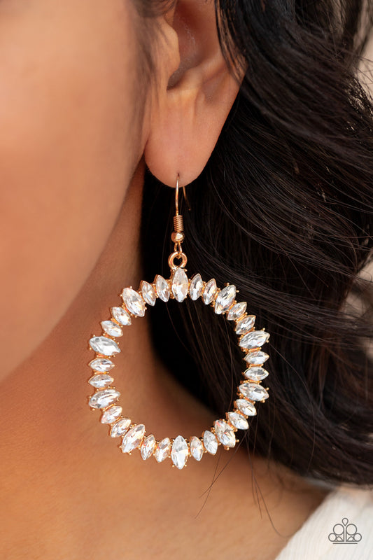 Glowing Reviews Gold -Earrings