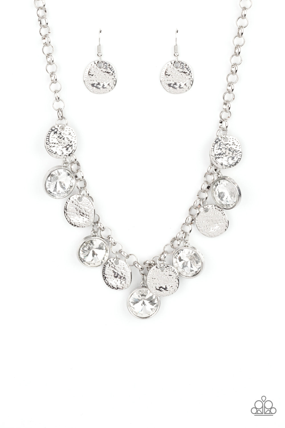 Spot On Sparkle White - Necklaces
