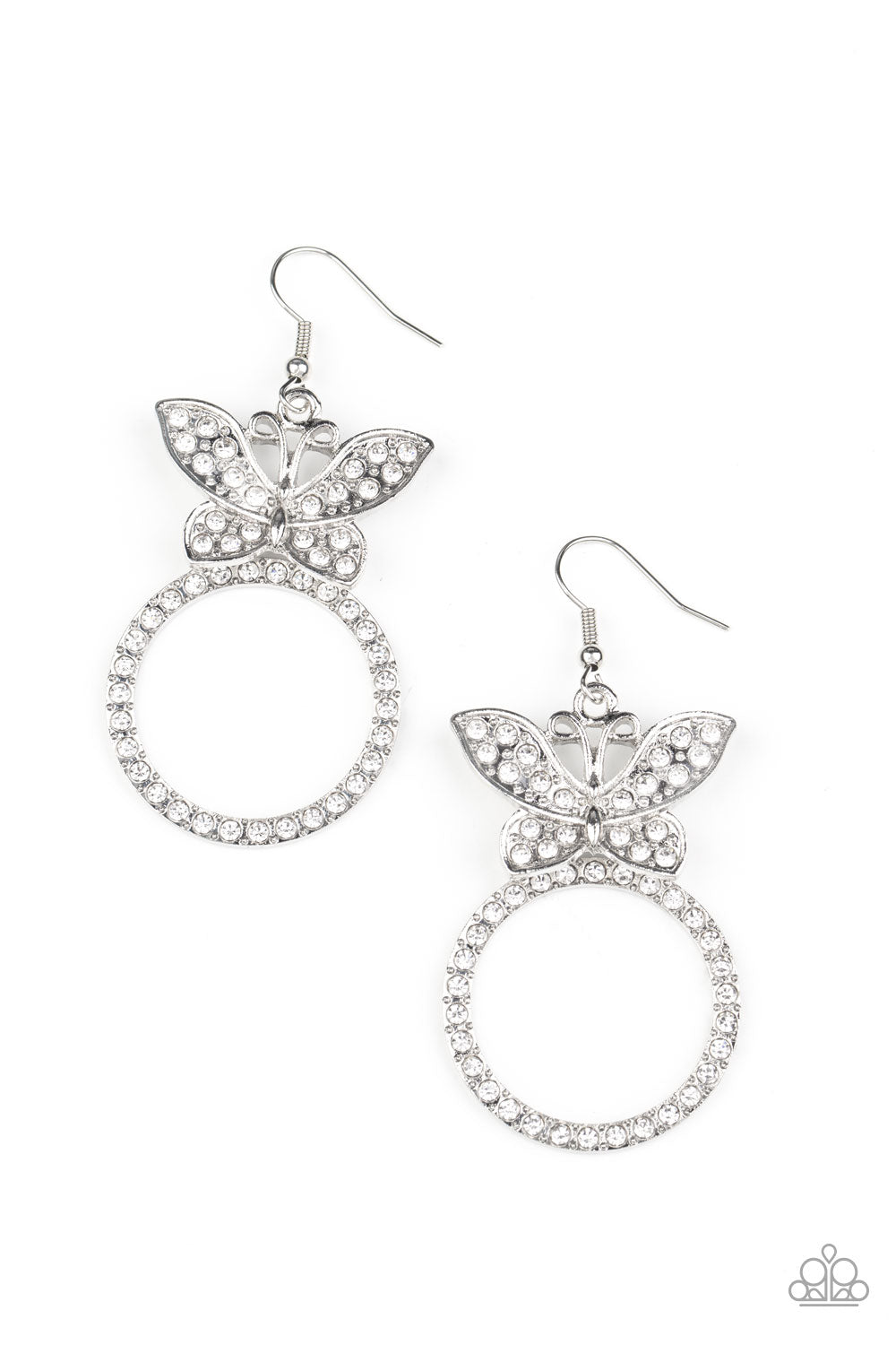 Paradise Found White - Earrings