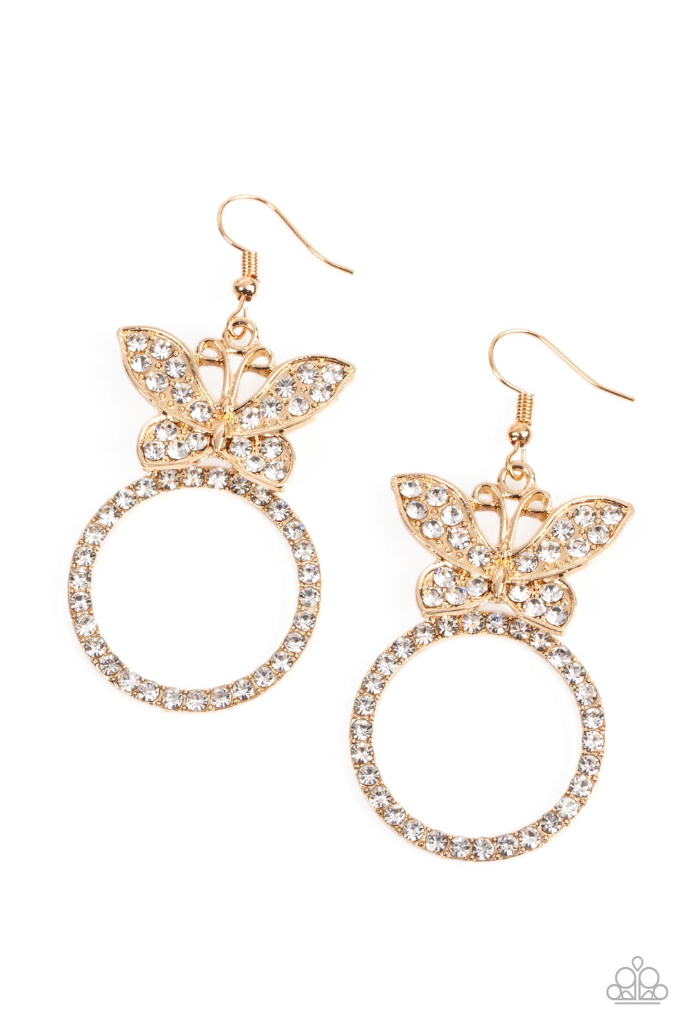 Paradise Found Gold - Earrings