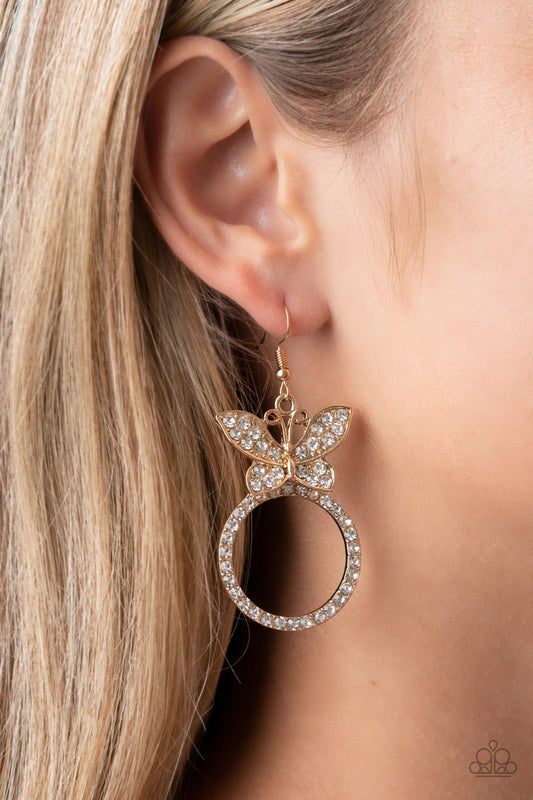 Paradise Found Gold - Earrings