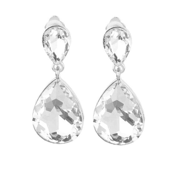 Aiming for the Mega stars white- Earrings