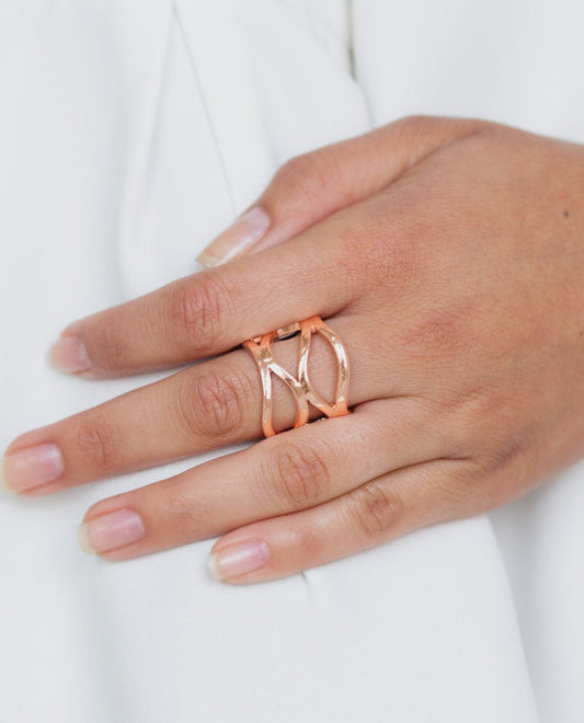 All over the place copper -Rings