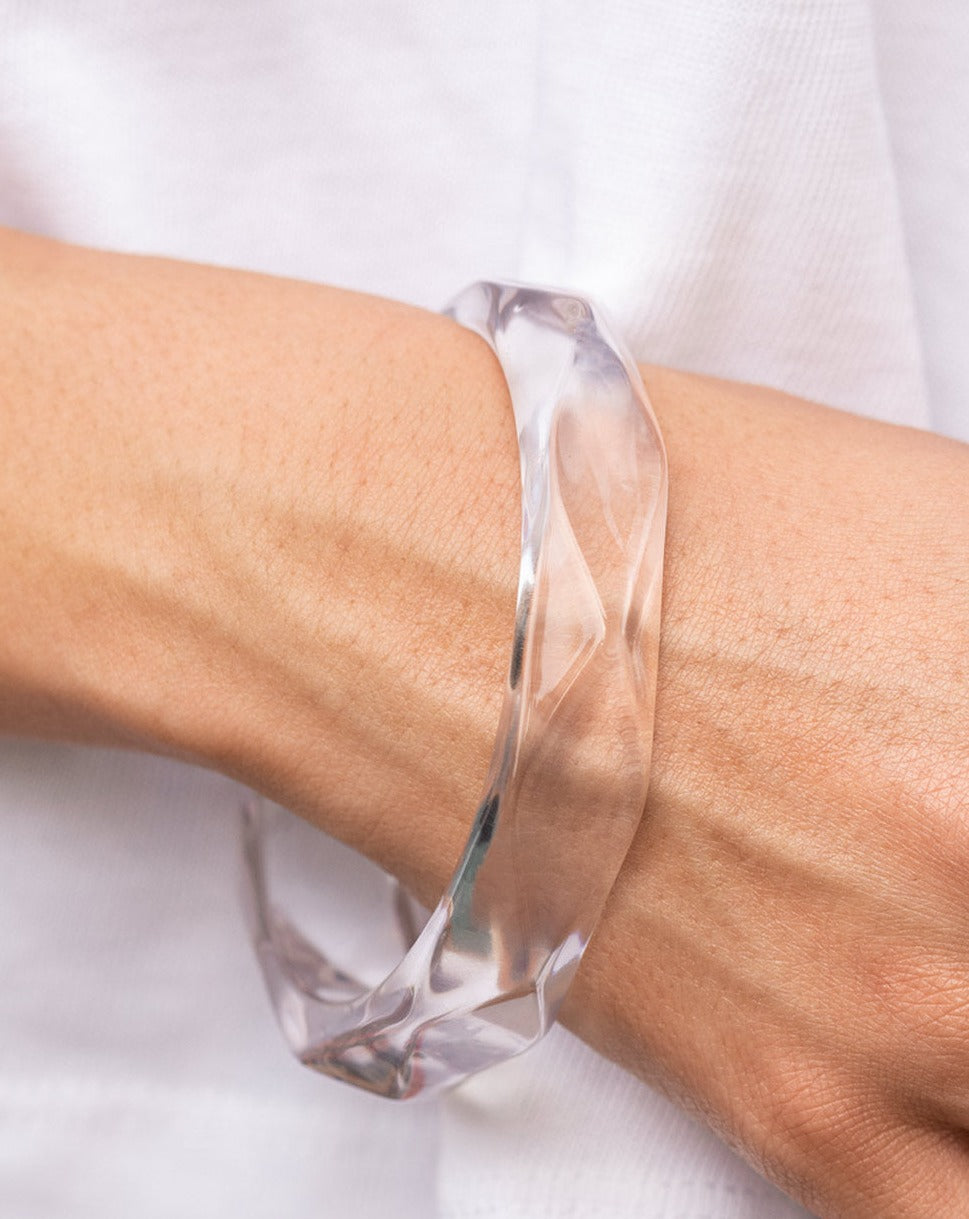 Clear - Cut Couture Clear Bracelet - Bracelets