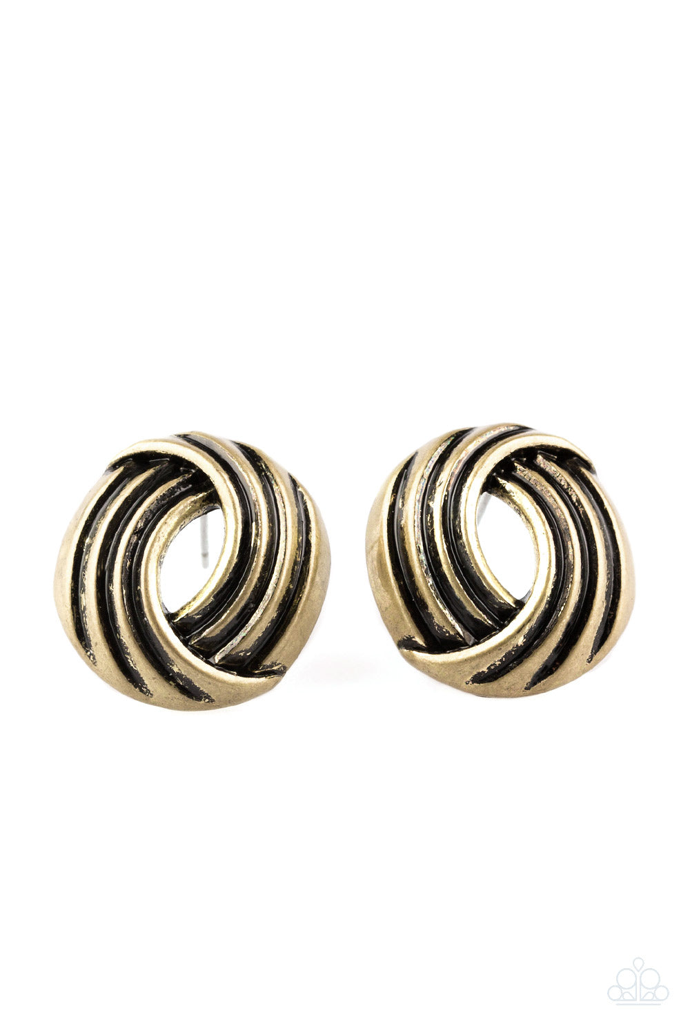 Rare Refinement brass - Earrings