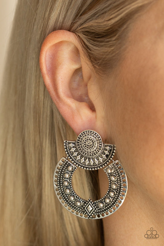 Texture Takeover silver- Earrings