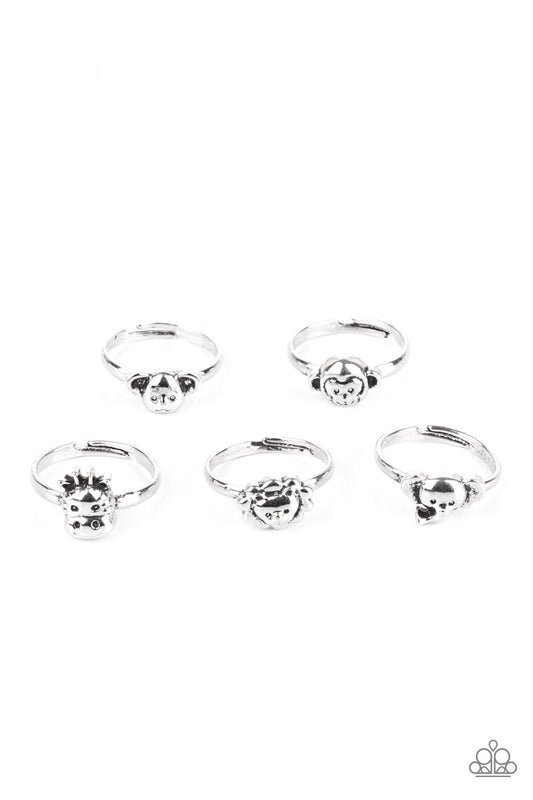 Silver rings - starlit shimmer