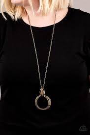 My Ears are Ringing Brass - Necklaces
